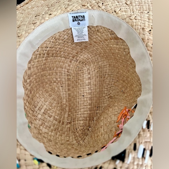 NEW Straw Hat With Colorful Design - Picture 5 of 5
